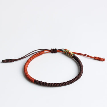 Tibetan Hand knotted 'DHARMA' Blessed Bracelet